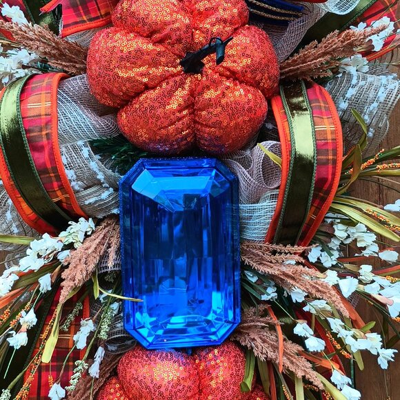 Fall Wreath, Fall Door Decor, Wreath For Fall, Fall Decoration, Autumn Wreath - Picture 4 of 10